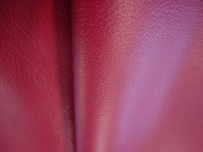 Raspberry Red Smooth Soft  leather - Image 3