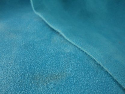 Blue Thick Rough Suede leather (End of Hide) - Image 3