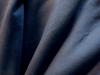 Dark Blue Thin Soft Suede leather