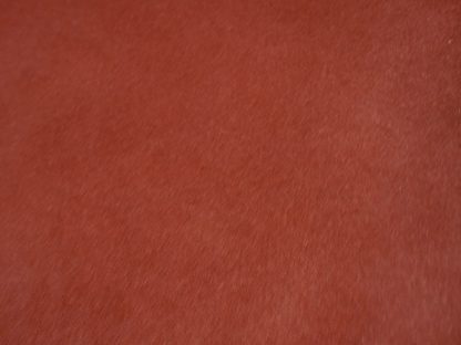 Red Calf Suede leather