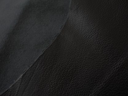 Jet Black Smooth Soft leather - Image 2