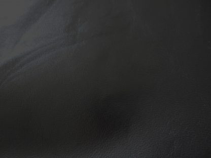 Jet Black Smooth Soft leather - Image 3
