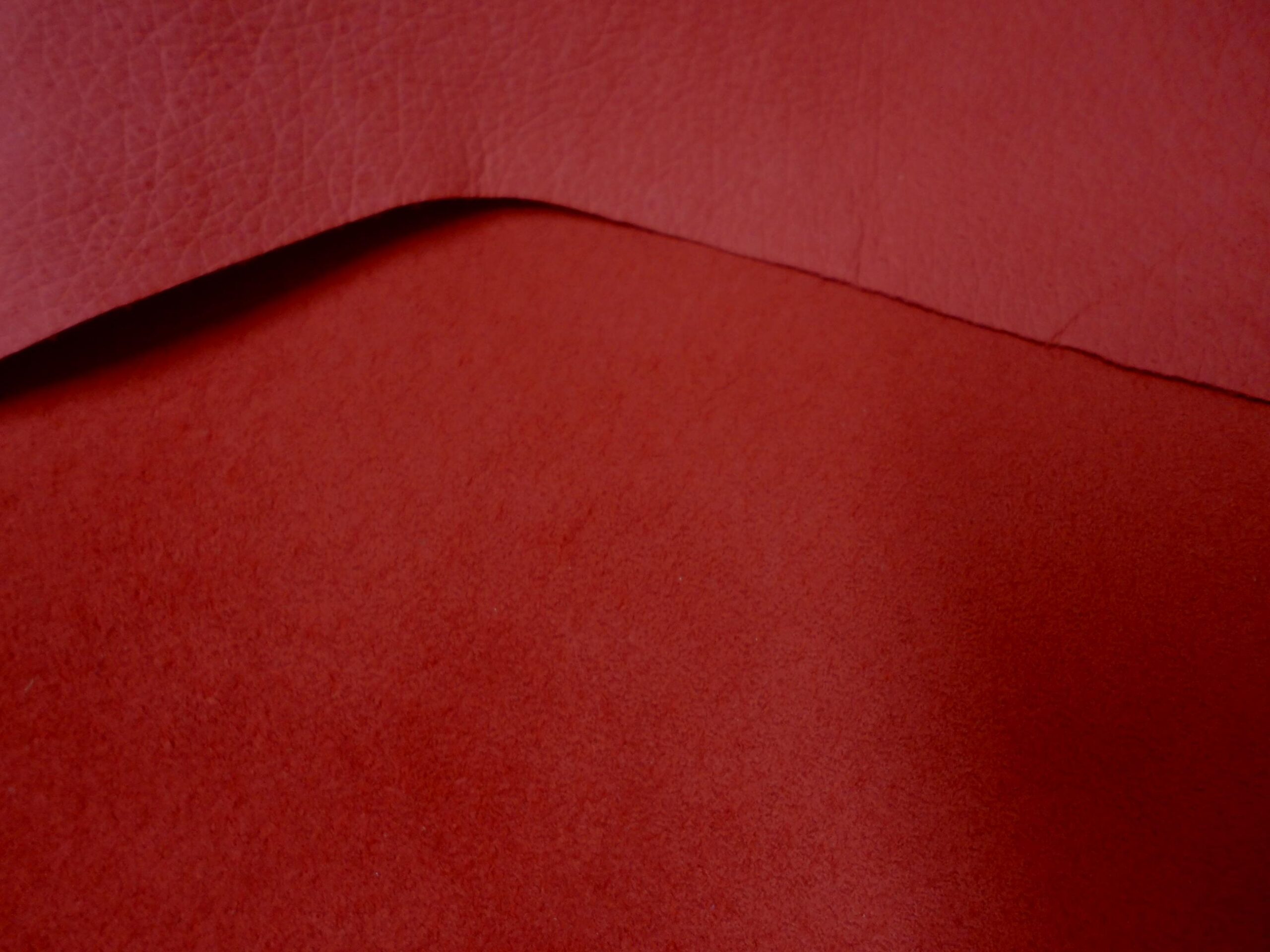 Scarlet Red Thin Pigskin Suede - Image 2