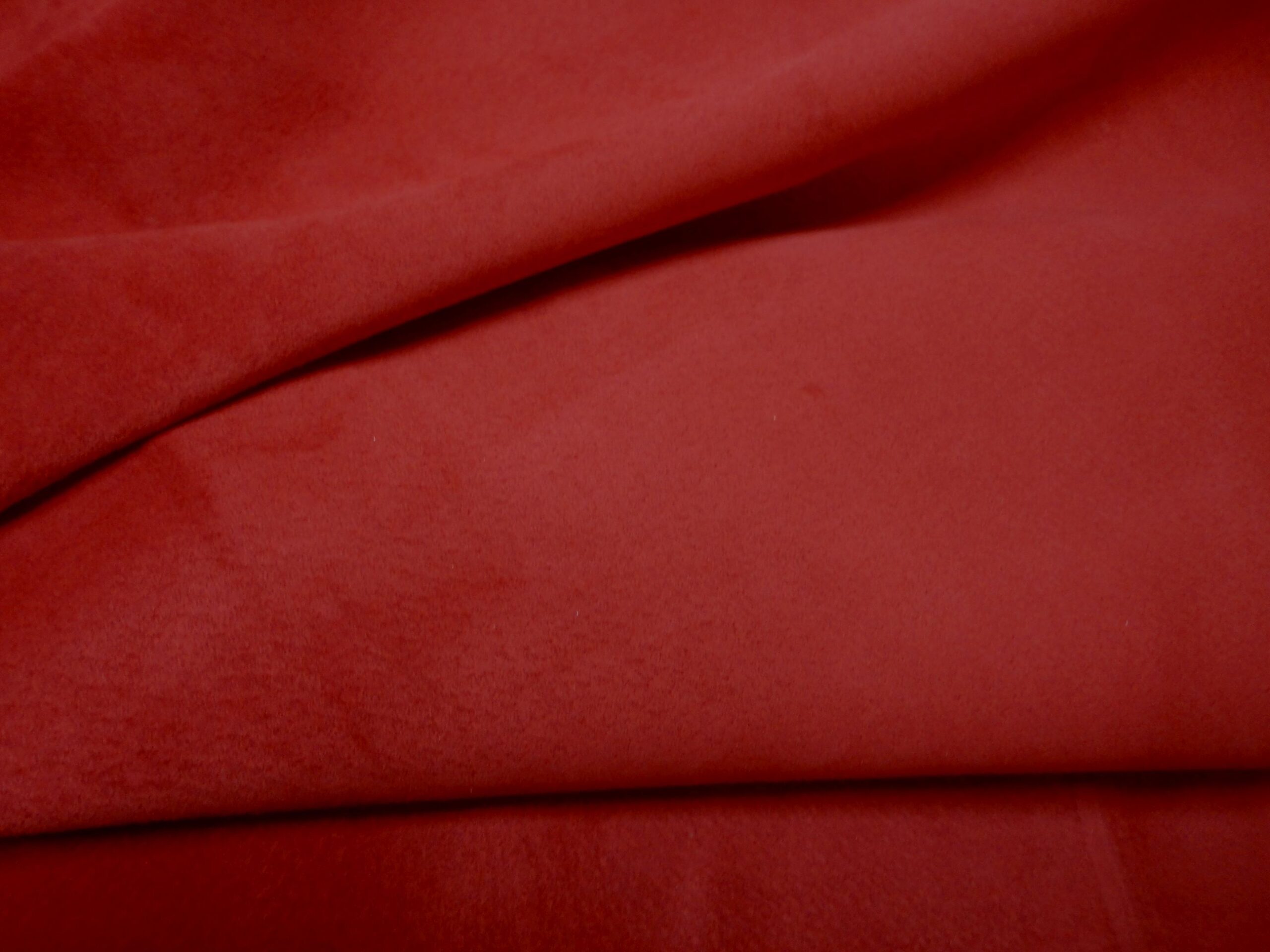 Scarlet Red Thin Pigskin Suede - Image 3