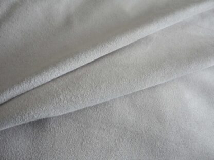 Light Grey Soft Calfskin Suede leather