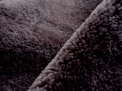Brown Curly Sheep Hair On leather hide - Image 2