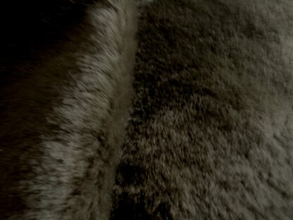 Dark Green Soft Sheep Hair On leather hide - Image 2