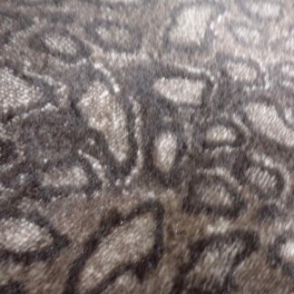 Brown Snake Effect Sheep Short Hair on leather hide