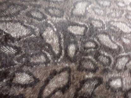 Brown Snake Effect Sheep Short Hair on leather hide