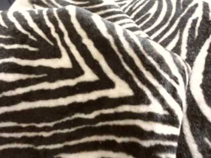 Brown Zebra Effect Sheep Short Hair On leather hide - Image 2