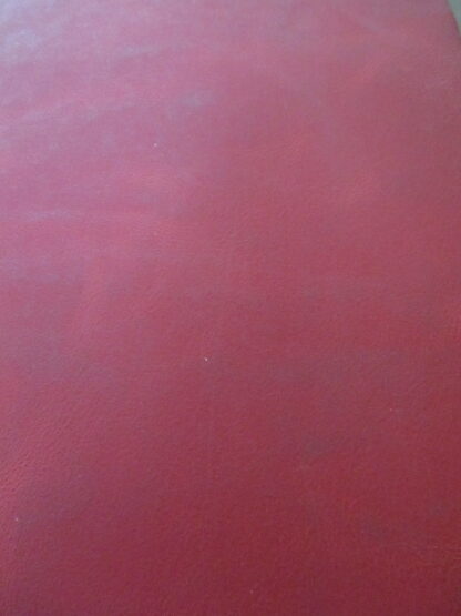 Raspberry Red Thick Matt leather