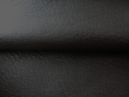 Very Dark Brown Grained Cowhide leather