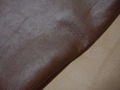 Rich Chestnut Brown Smooth Soft leather - Image 2
