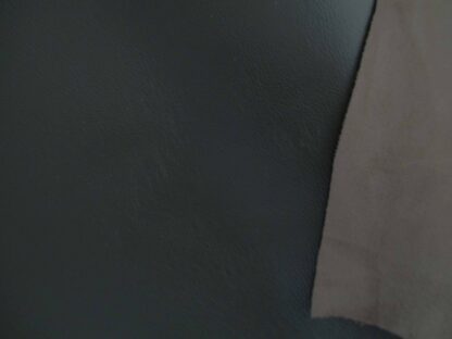 Jet Black Very Soft Smooth Calfskin leather - Image 2