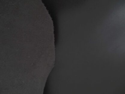 Jet Black Smooth stiff leather - Image 2
