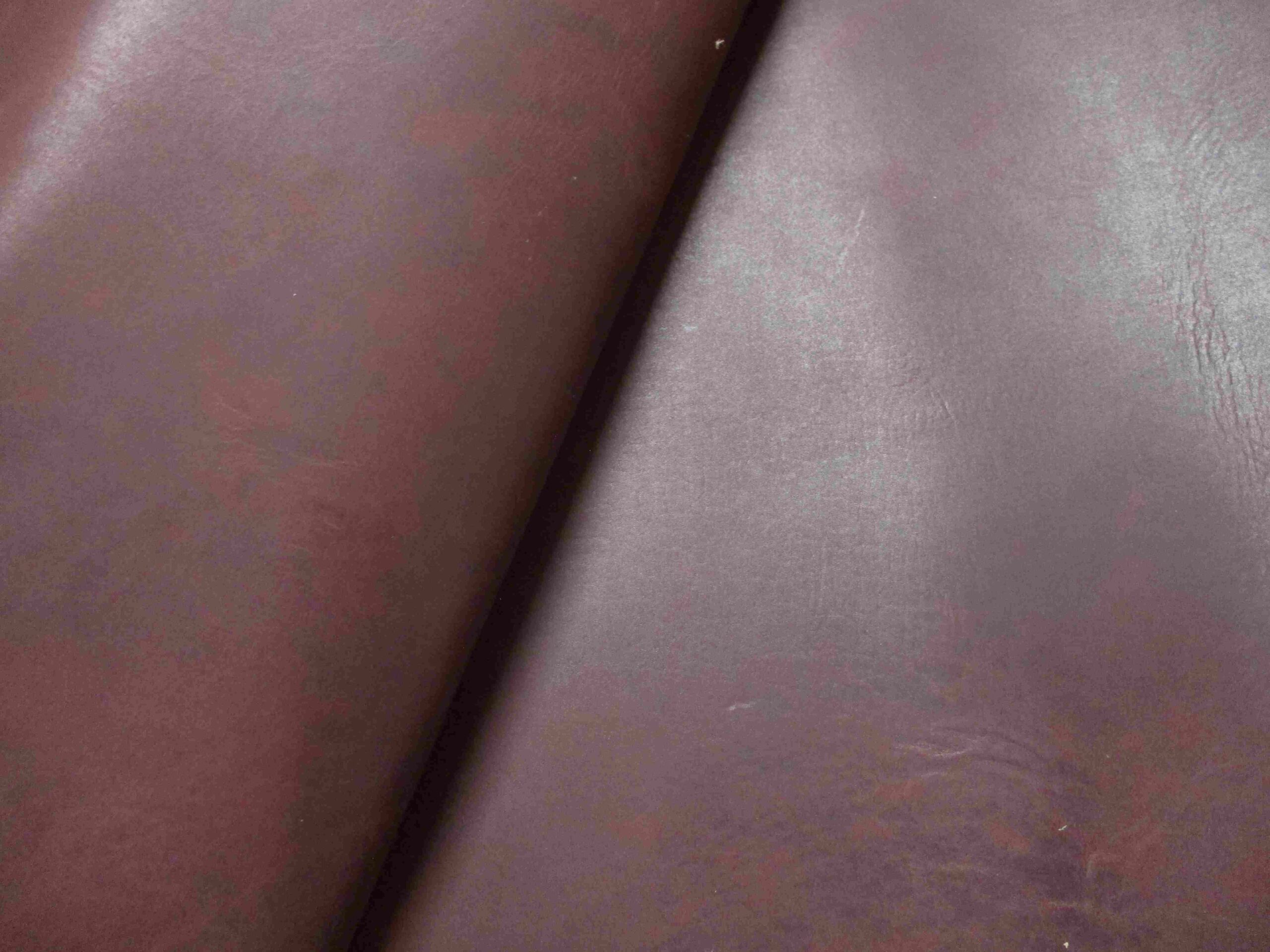 Burgundy Mottled Cowhide leather