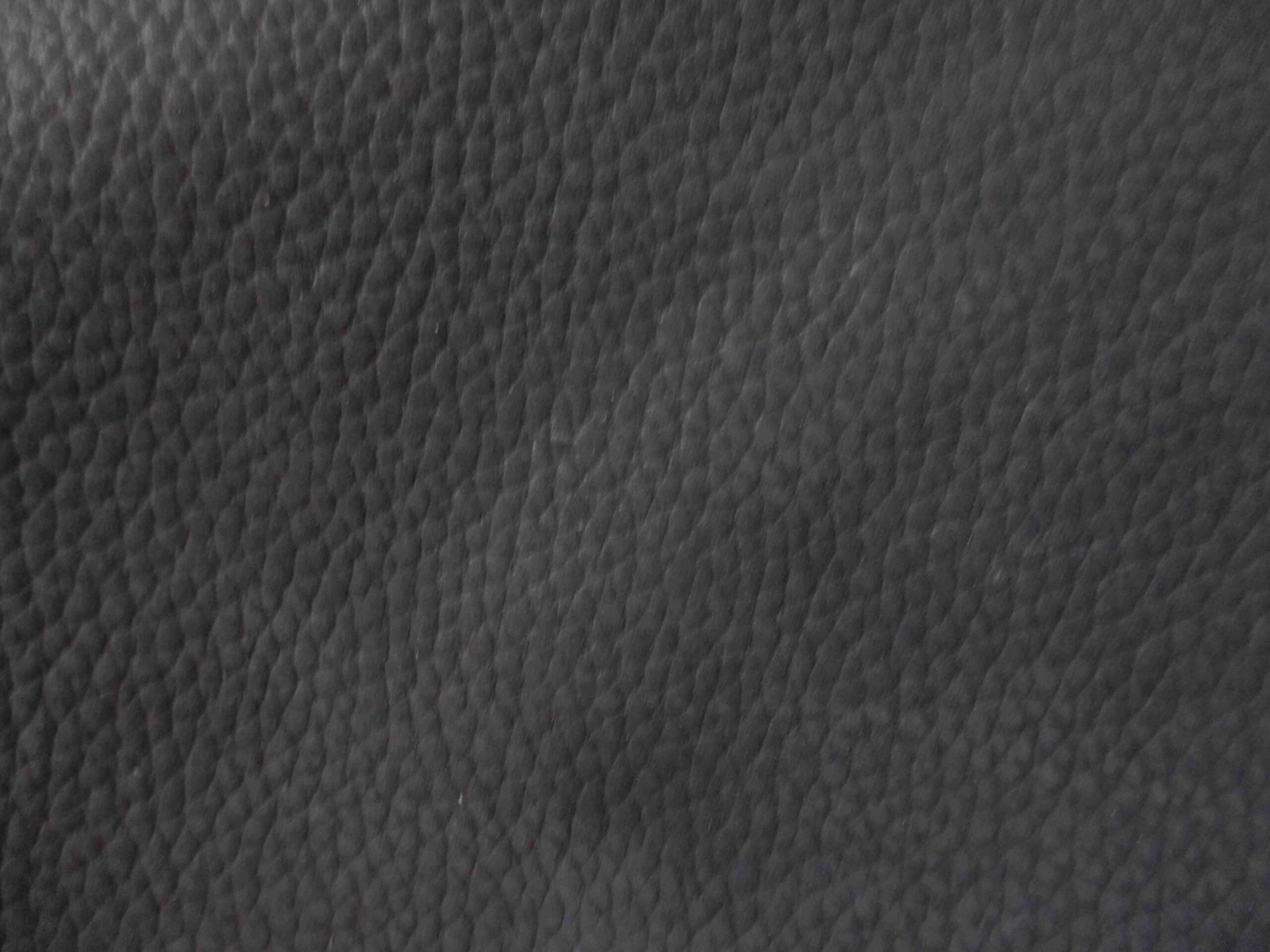 Jet Black Corrected Grain Cowhide leather - Image 2