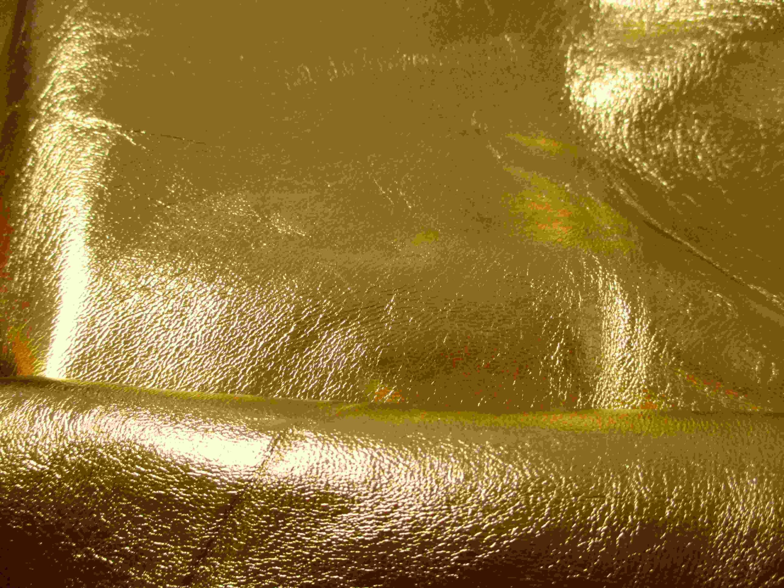 Yellow gold Foiled Lambskin leather