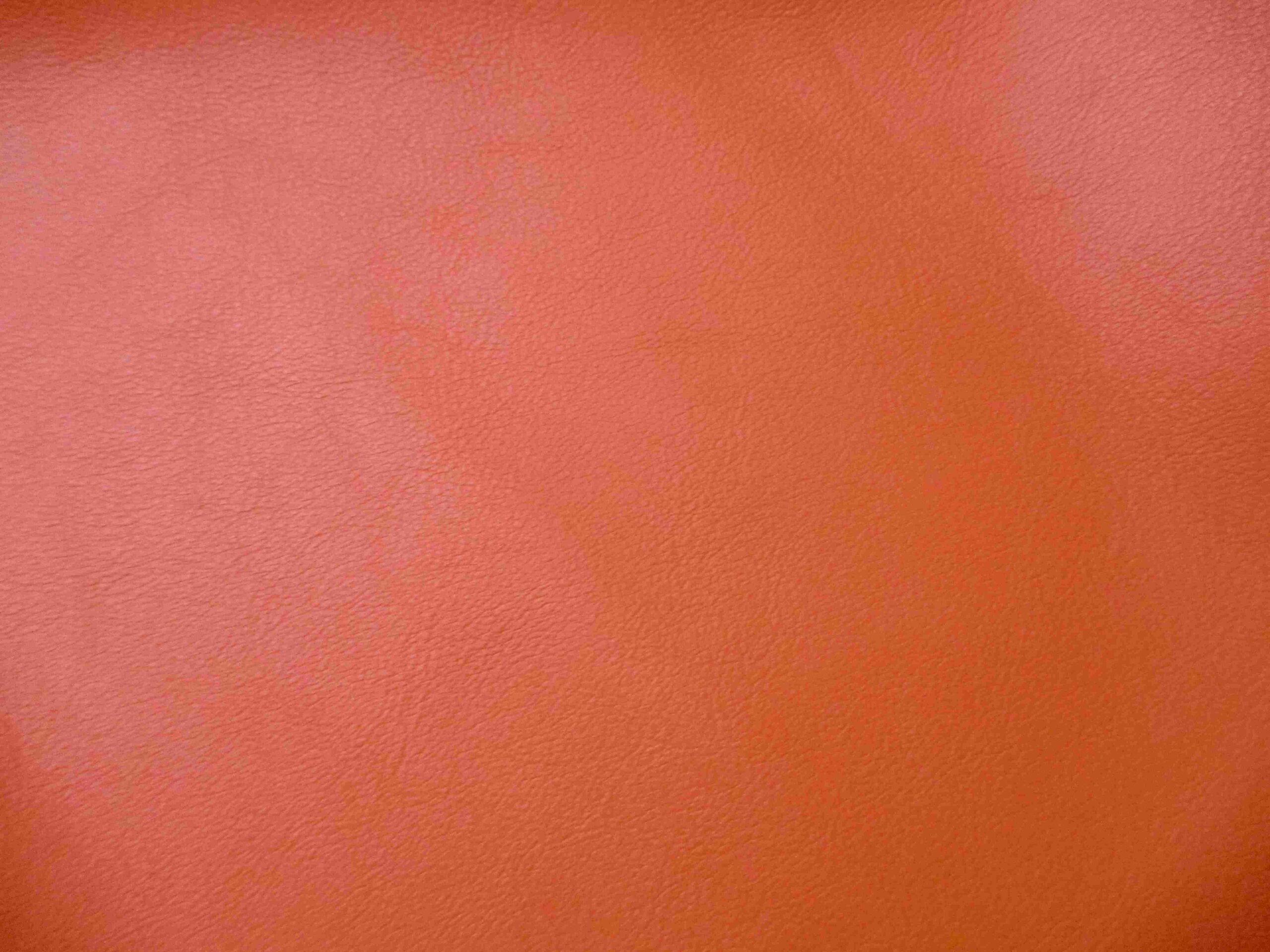 Tangerine Orange Smooth Cowhide leather - Image 3