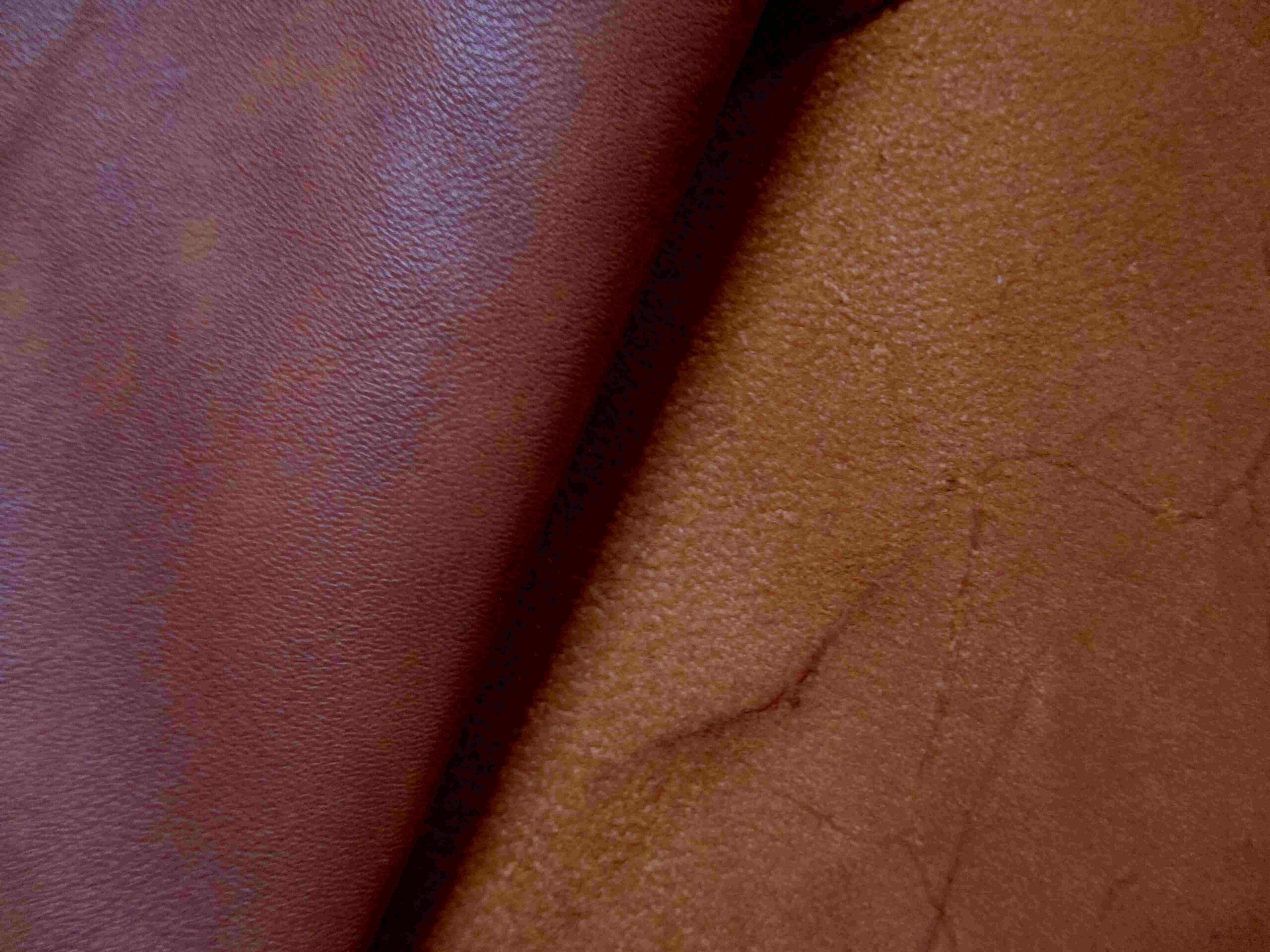Tan Brown Mottled Cowhide leather - Image 2