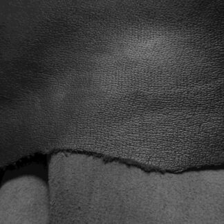 Jet Black Microvent Pierced Gloving leather