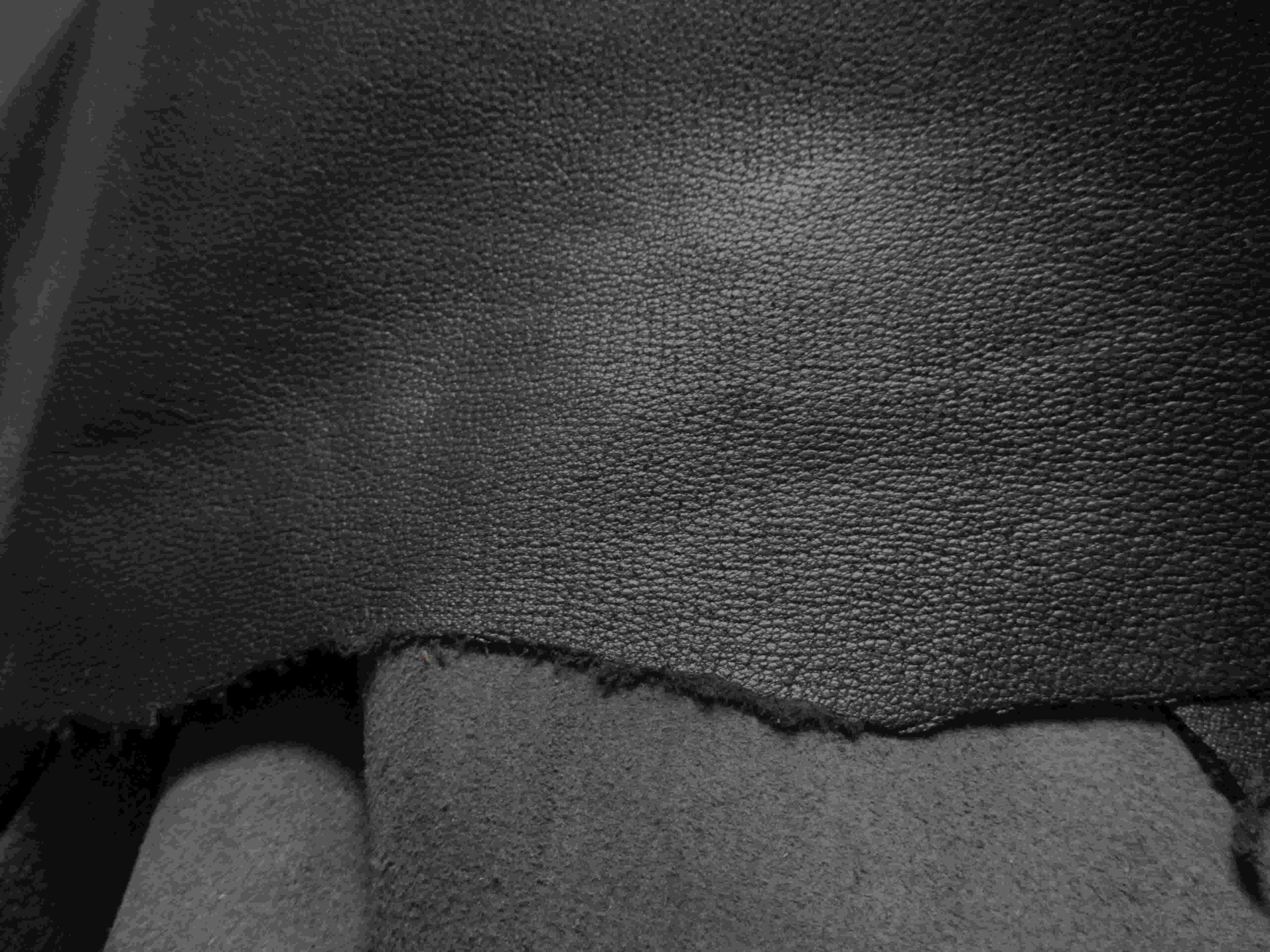 Jet Black Microvent Pierced Gloving leather