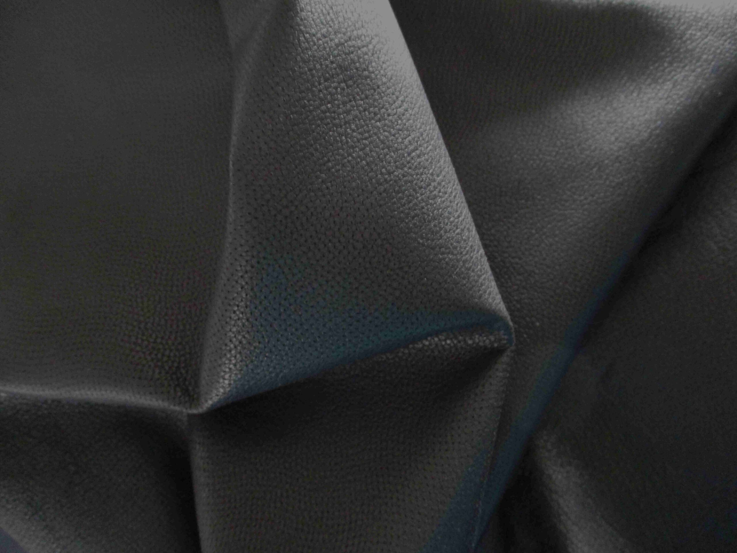 Jet Black Microvent Pierced Gloving leather - Image 3