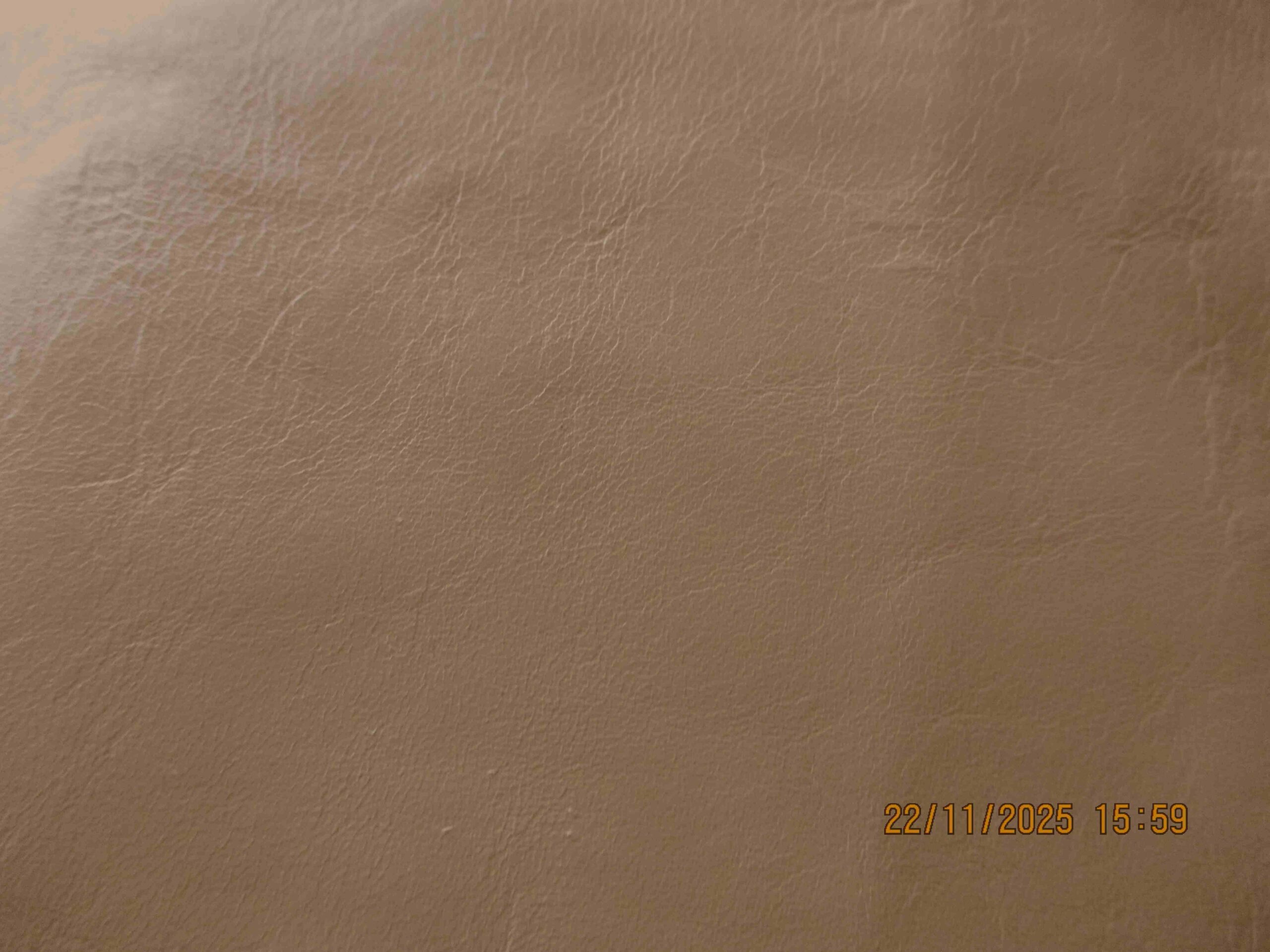 Cream Thin Smooth Polished leather - Image 2