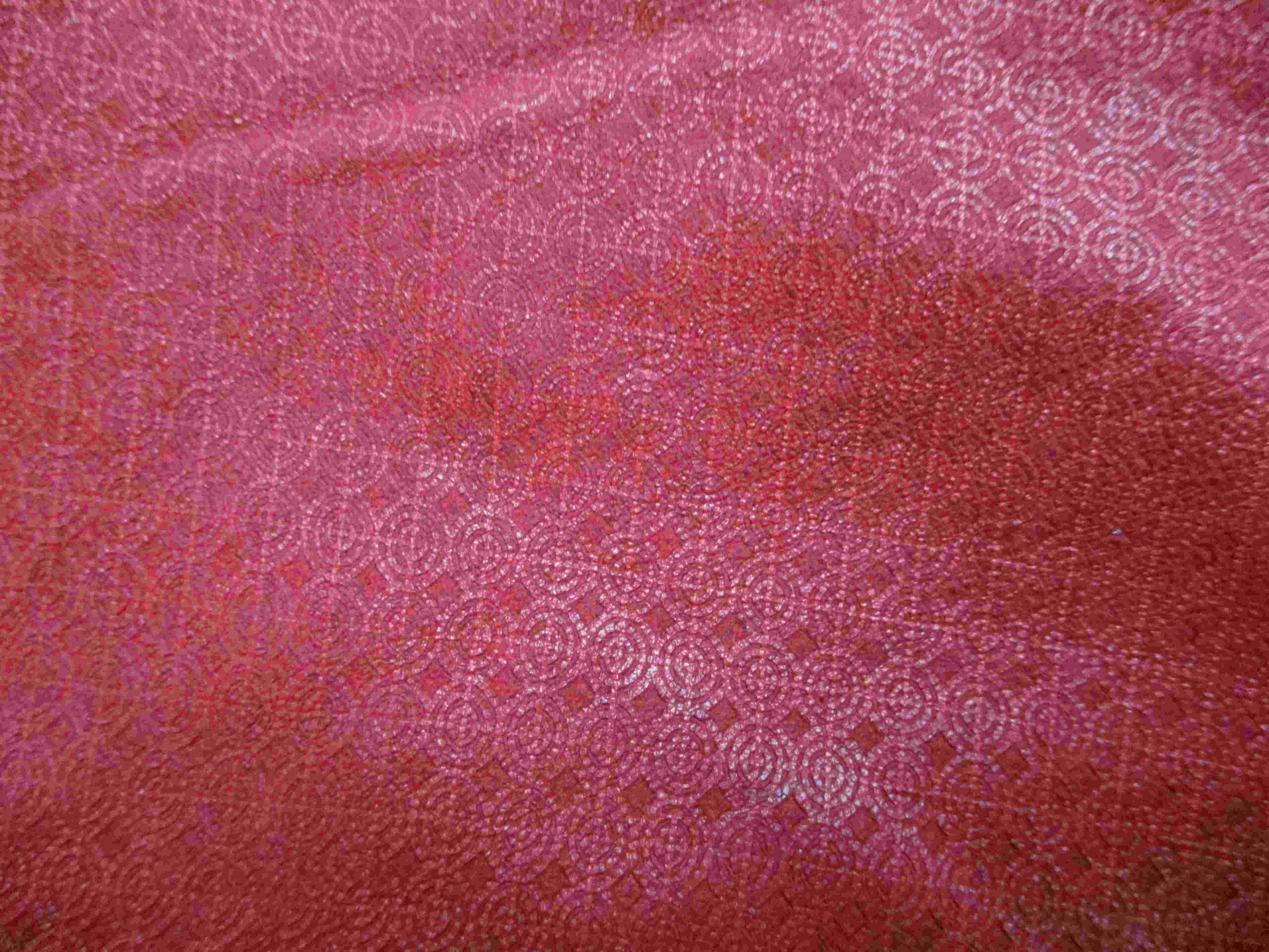 Scarlet Red Laser Patterned Gloving leather - Image 3