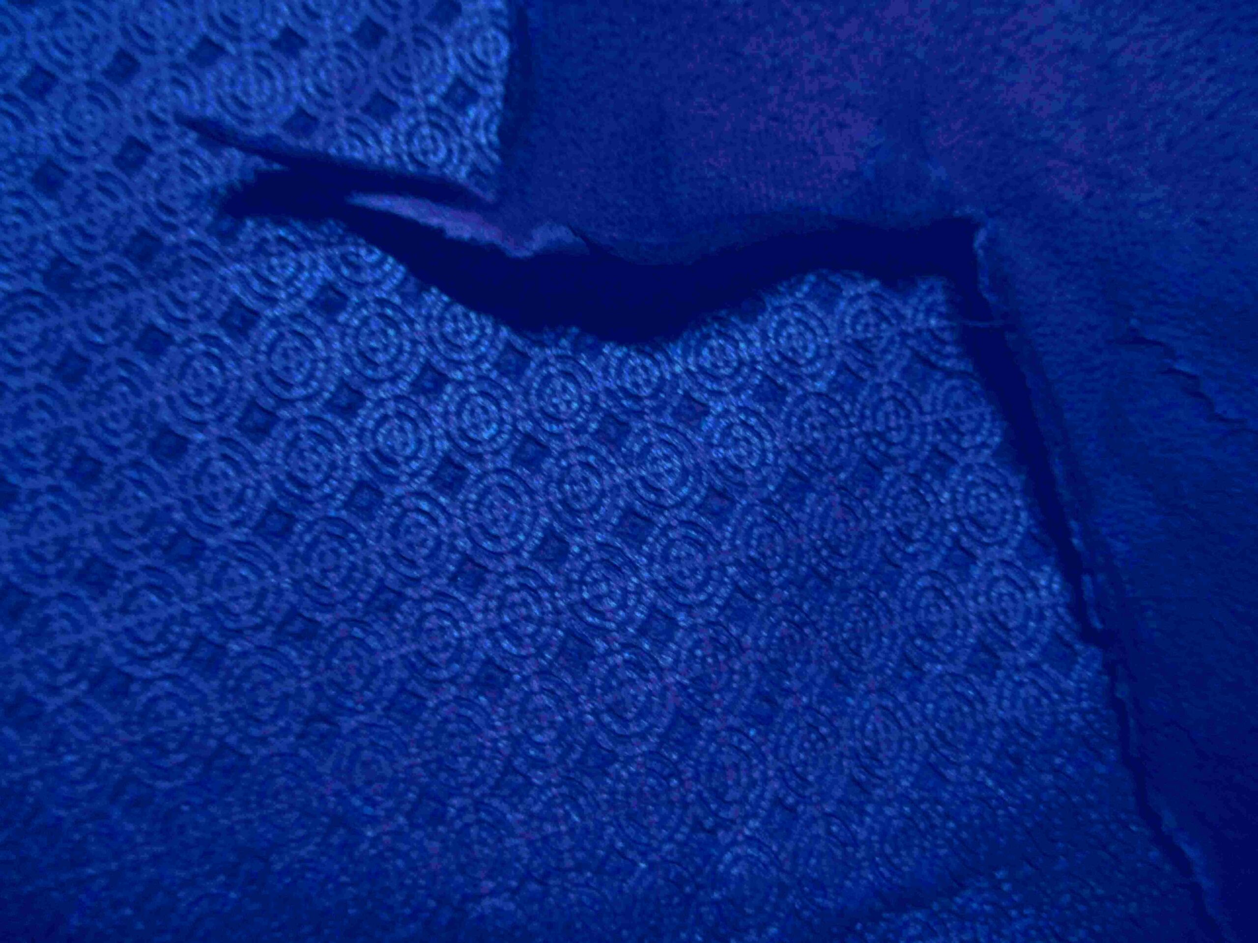 Royal Blue Soft Laser Patterned Gloving leather