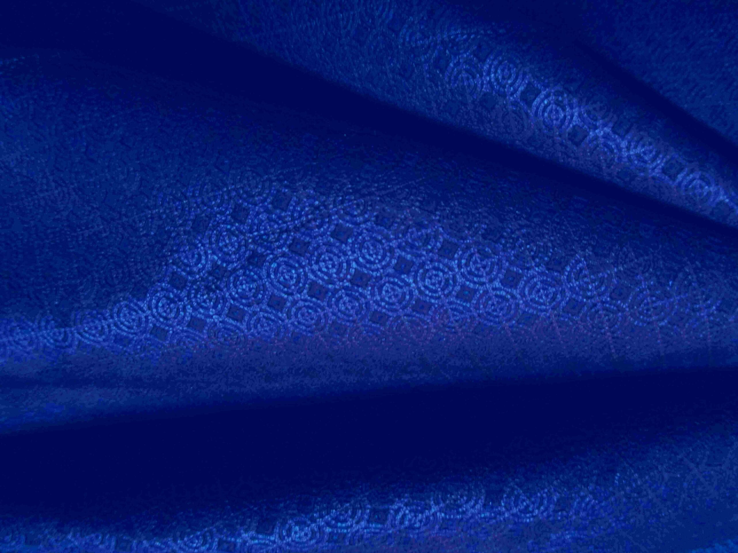 Royal Blue Soft Laser Patterned Gloving leather - Image 3