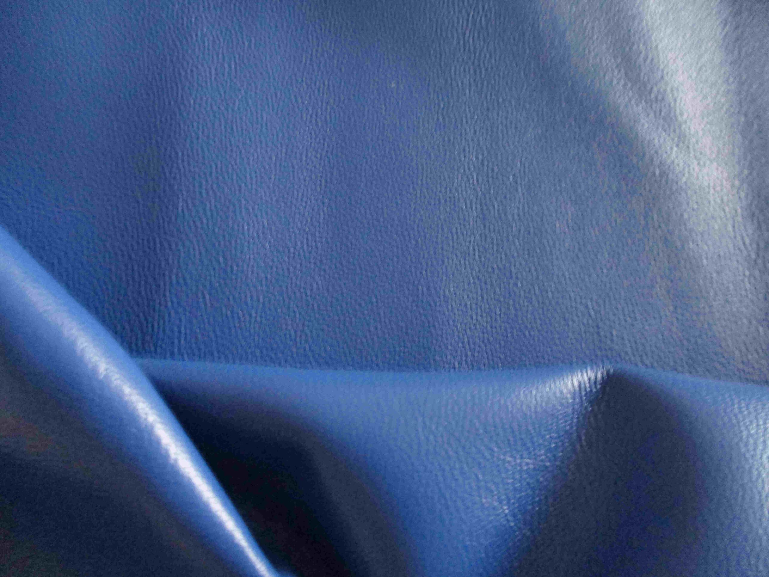 Royal Blue Smooth Soft Chrome Tanned leather
