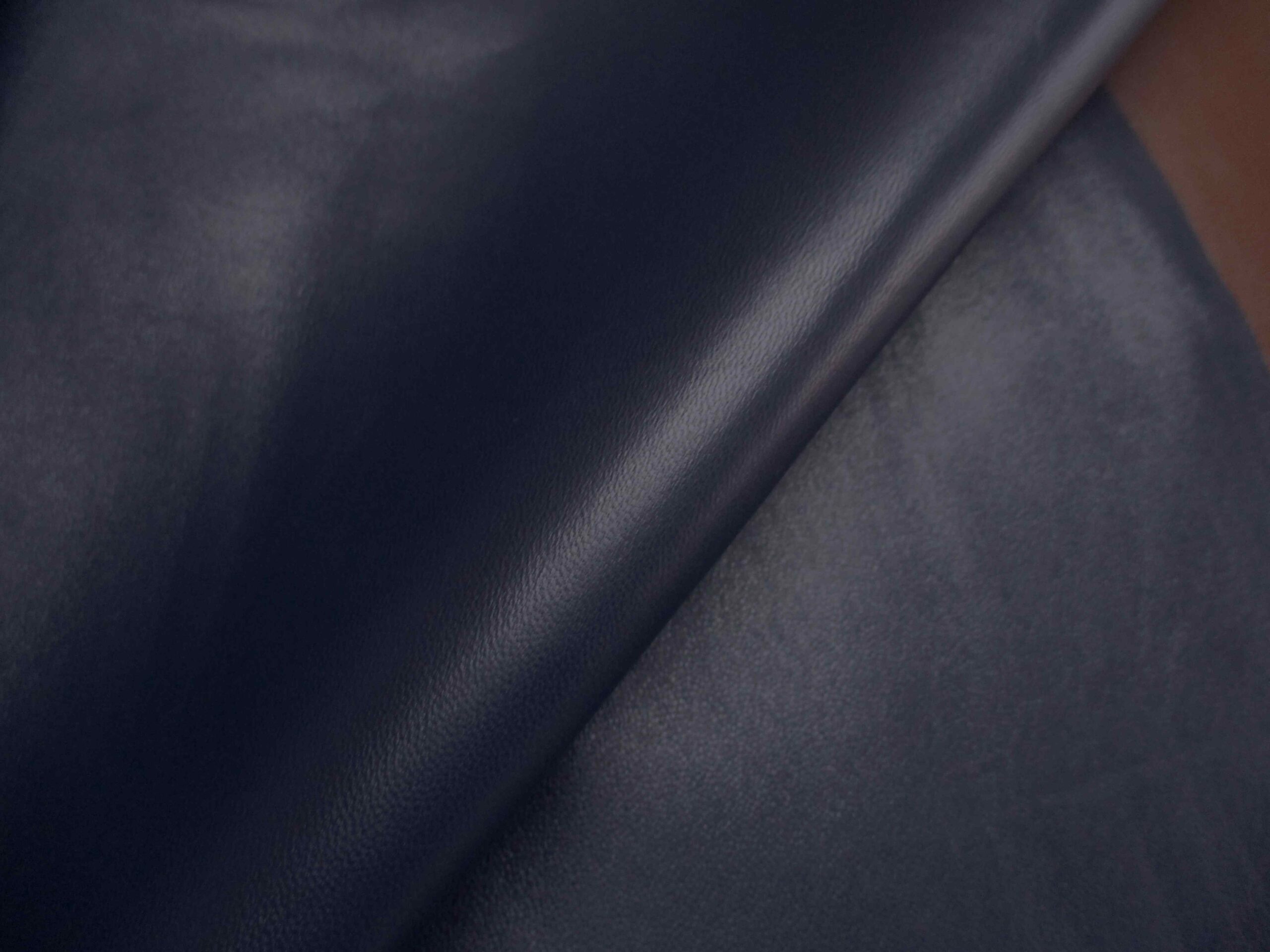 Dark Blue Smooth Soft Chrome Tanned leather - Image 3
