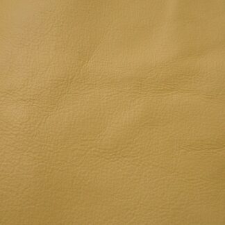 Lemon Yellow Corrected Grain Cowhide leather