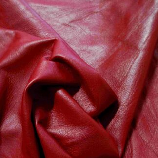 Red Smooth Soft Gloving leather