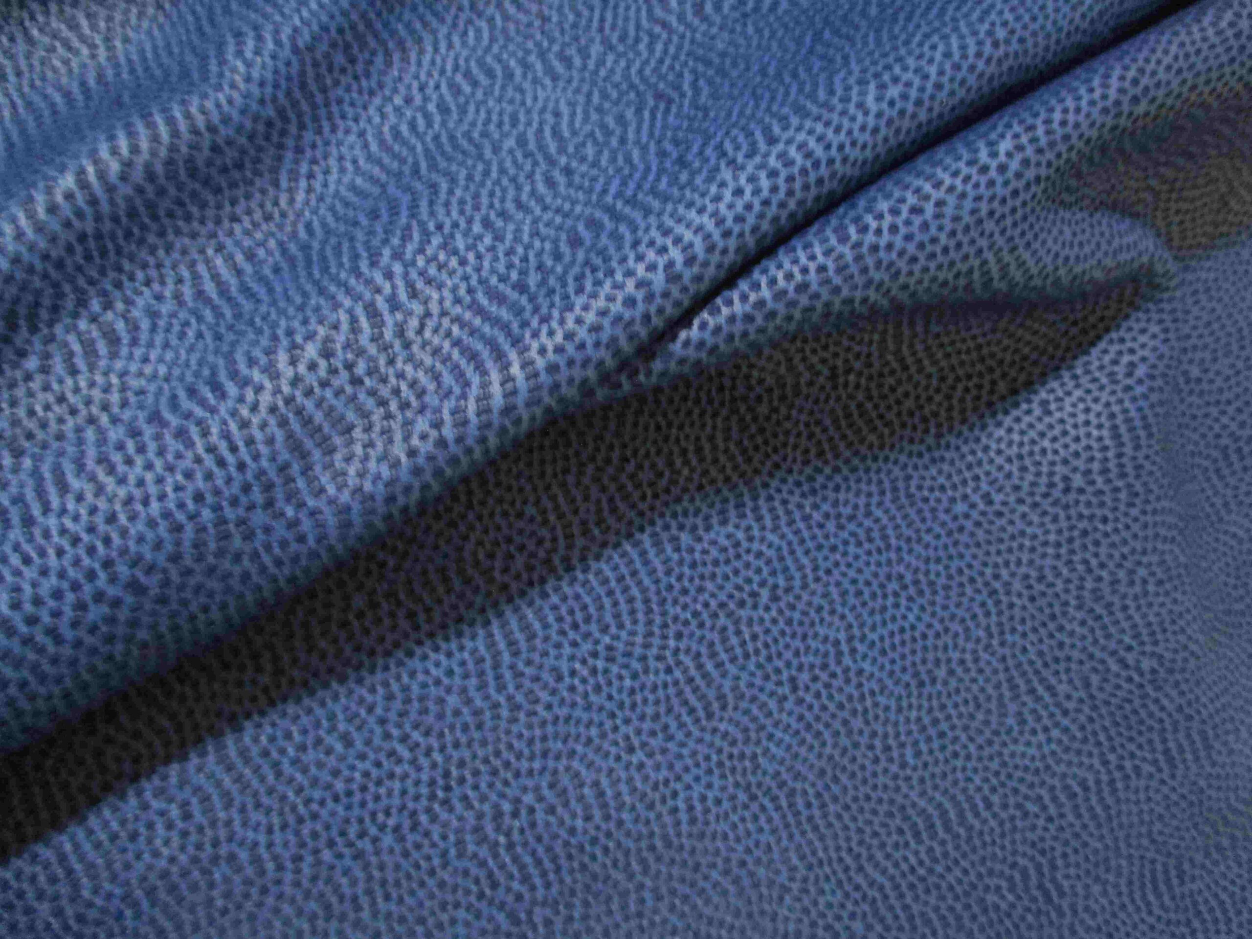 Royal Blue Laser Patterned Soft leather