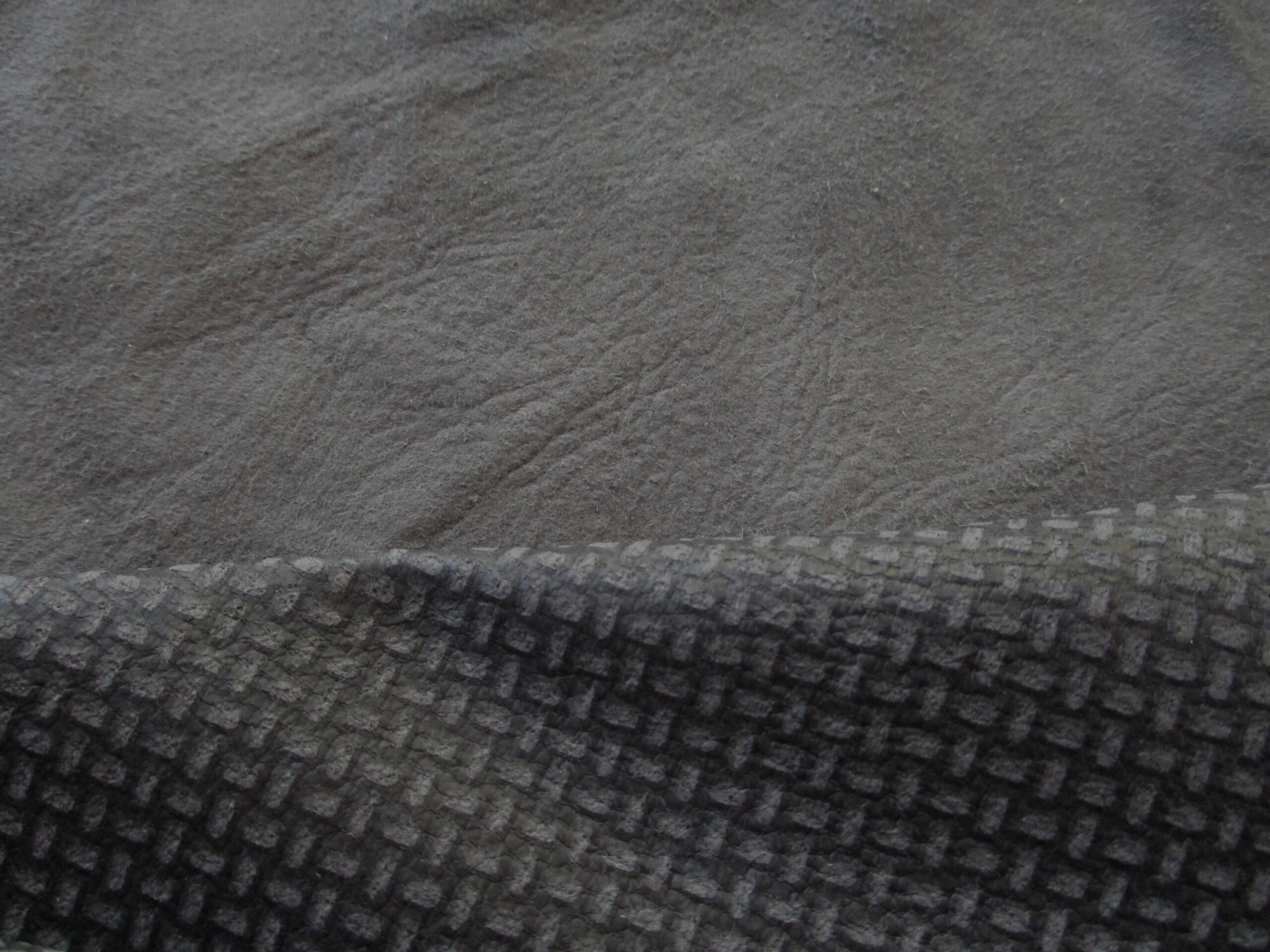 Grey Laser Patterned Soft Goatskin leather - Image 3