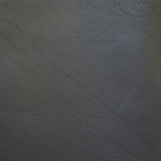 Dark Grey Grained Goatskin leather