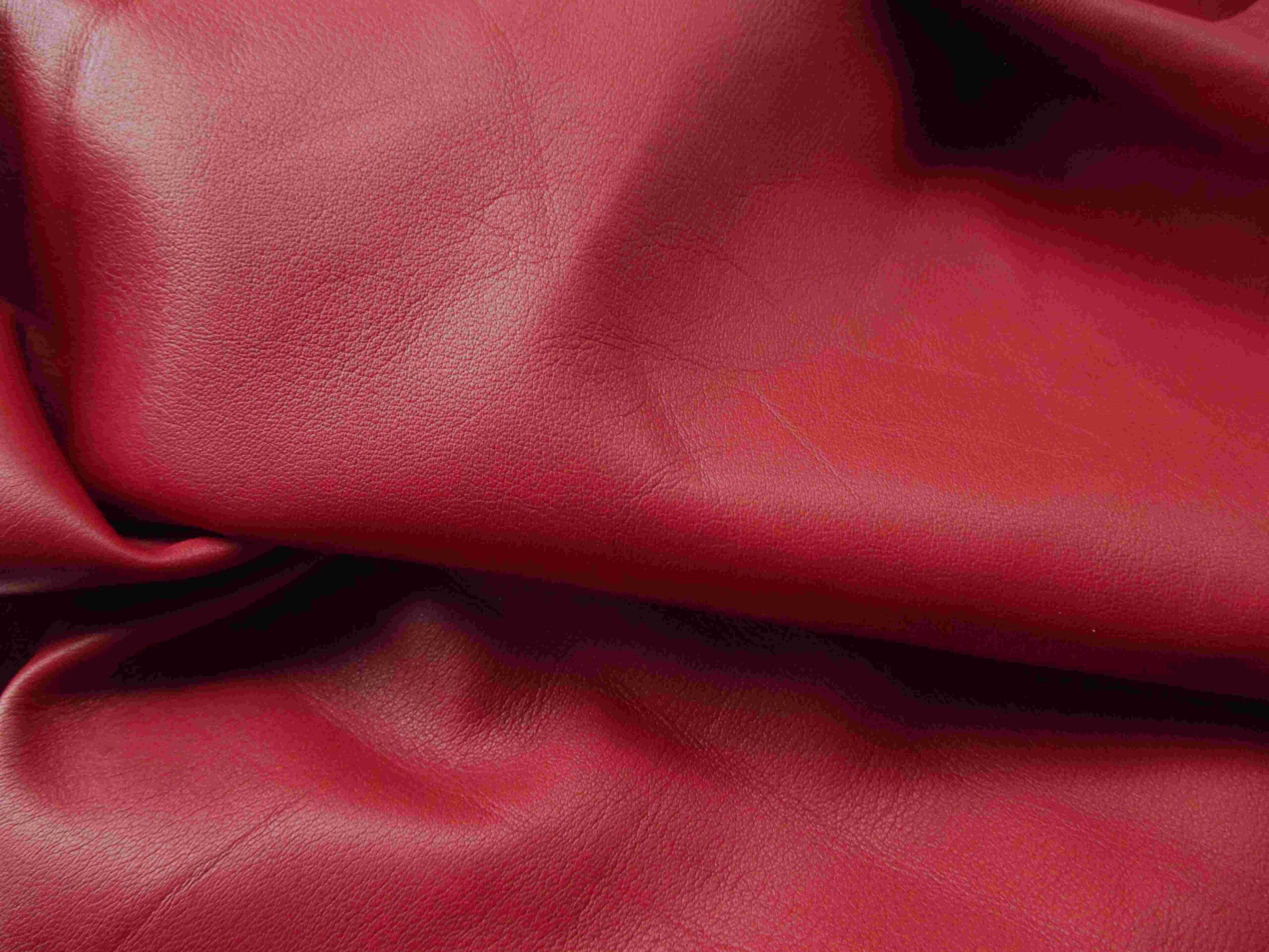 Scarlet Red Soft Thin Dress leather - Image 2