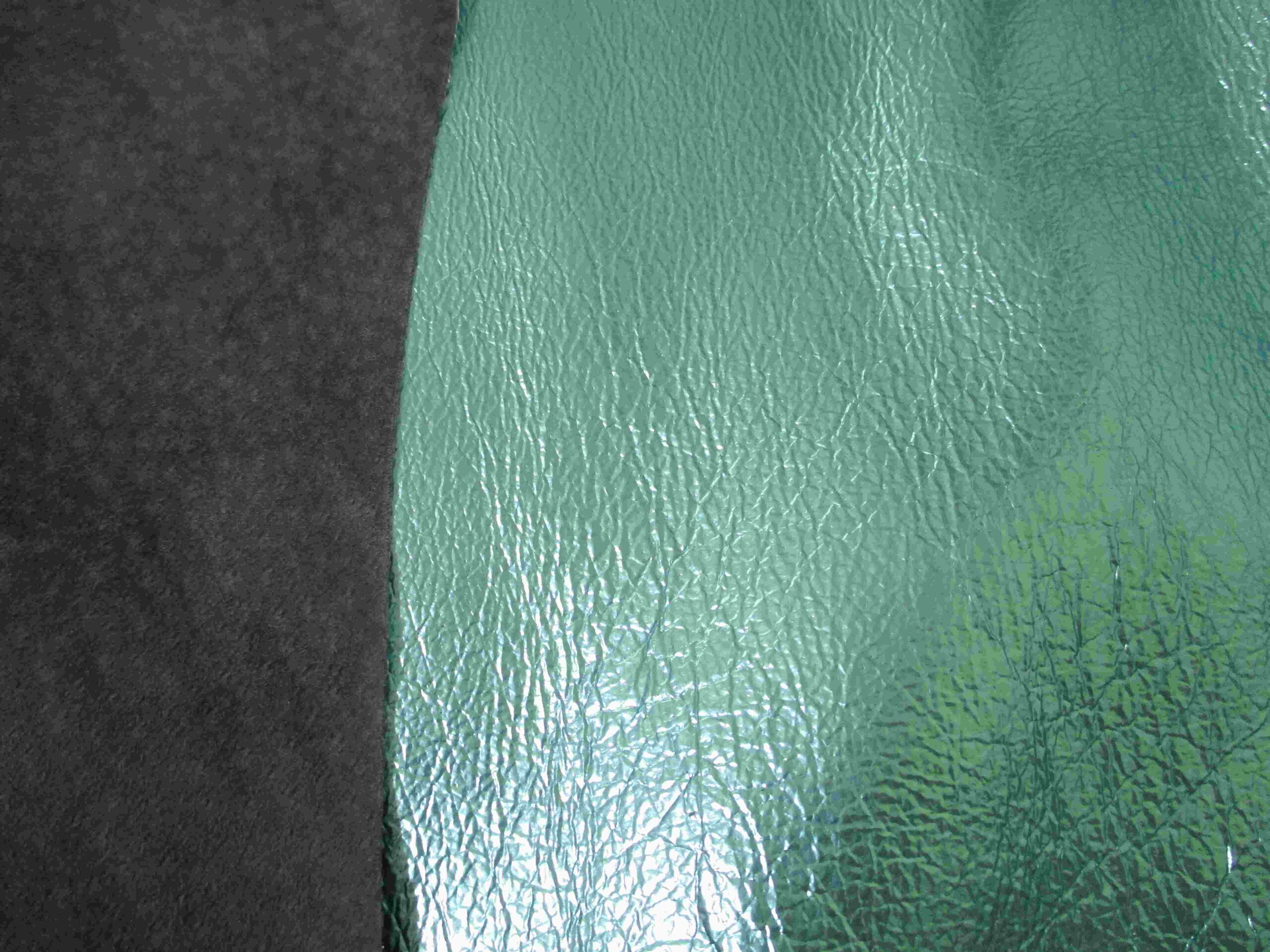 Pale Turquoise Blue Thin Foiled Pigskin leather - Image 2